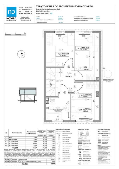 4-pokojowy dom 74m2 + ogródek Bez Prowizji
