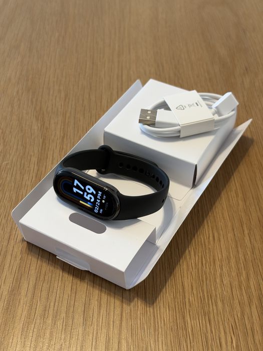 Новий фітнес-браслет Xiaomi Smart Band 8 (Graphite Black) + комплект