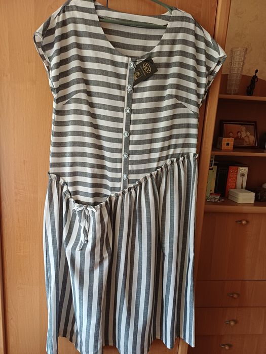 Продам летнее платье 100%лен размер 50