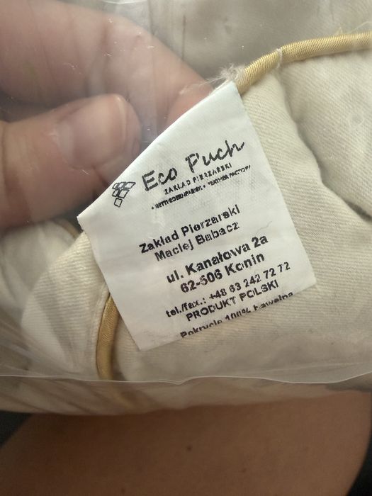 Kołdra pierze puch 100% bawelna 200x220