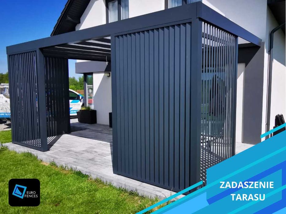 Pergola - Zadaszenie tarasu z Aluminium - Polski producent Euro Fences