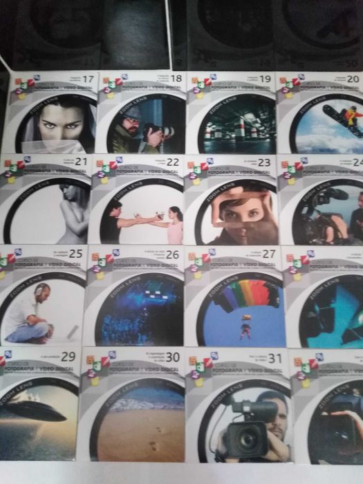 Curso de Fotografia e Vídeo digital 32 Cds + 8 Livros ( Completo ).