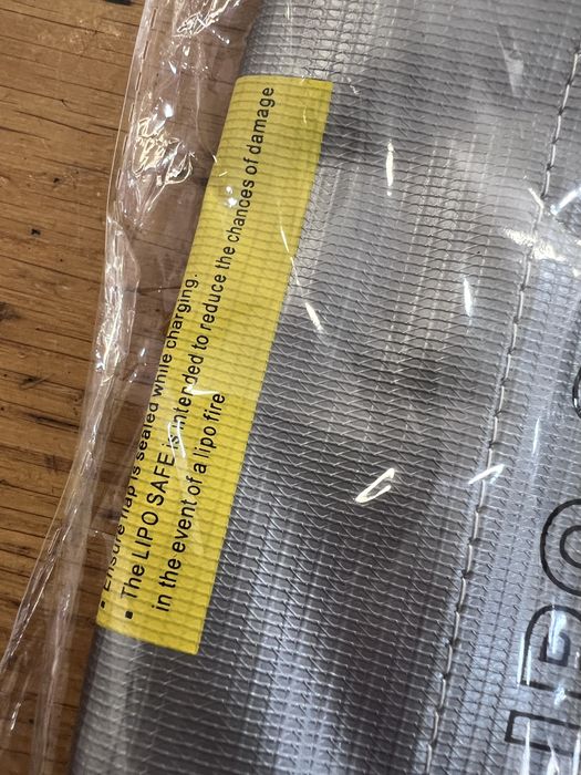Saco / Bolsa de Segurança "LIPO SAFE" (Ignífugo)