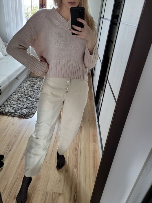 Różowy sweterek H&M s