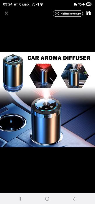 Аромо дифузор в автомобіль, освіжувач повітря  в авто