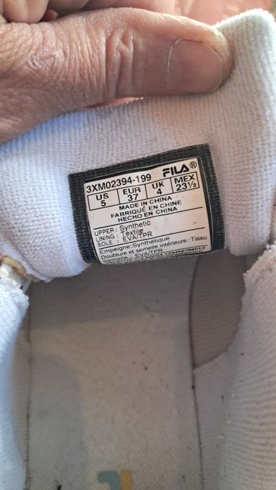 Ténis fila e sapatilhas