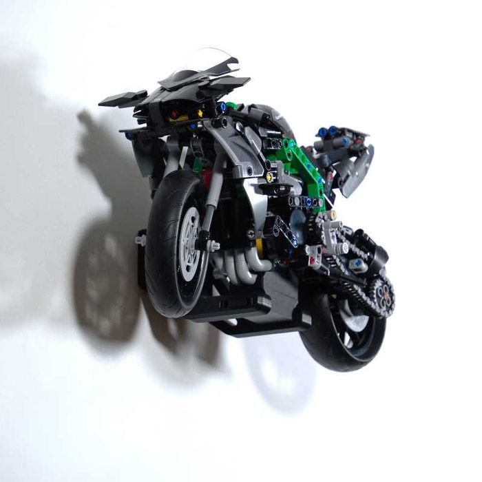 3D Кріплення для LEGO Technic Мотоцикл Kawasaki Ninja H2R 42170 Чорний
