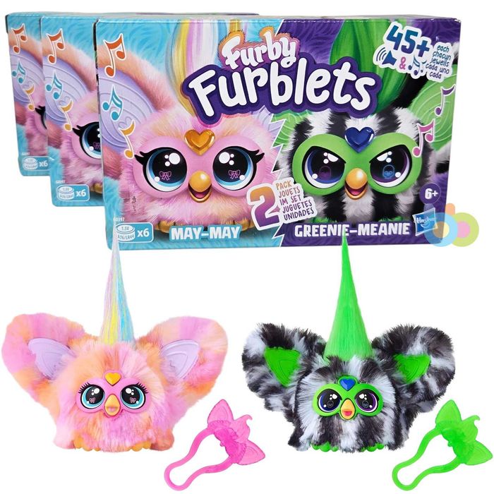 Набір інтерактивних м'яких міні іграшок Hasbro Furby Furblets 2 шт.! (G0397)