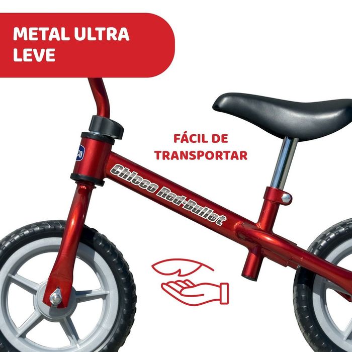 Primeira Bicicleta Chicco - RED BULLET
IDADE RECOMENDADA 2-5 Y