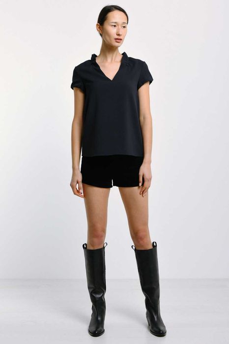 EMPORIO ARMANI koszula bluzka granatowa r. S