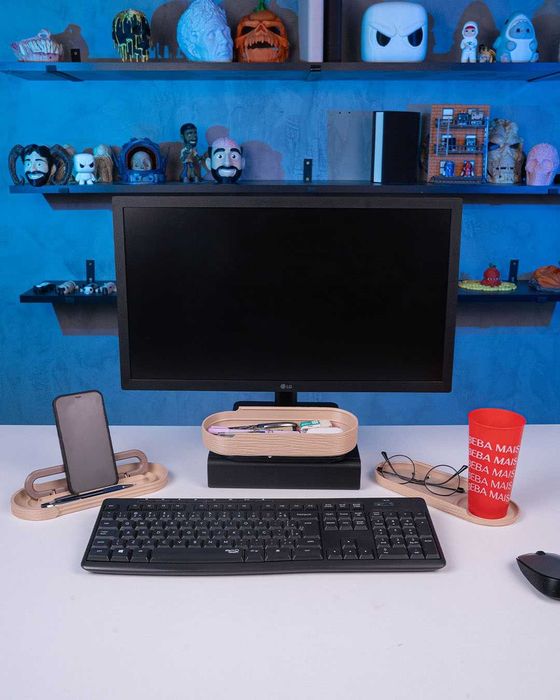 Modułowy Organizer na Biurko 3w1 Porządek na Biurku w Domu i Biurze