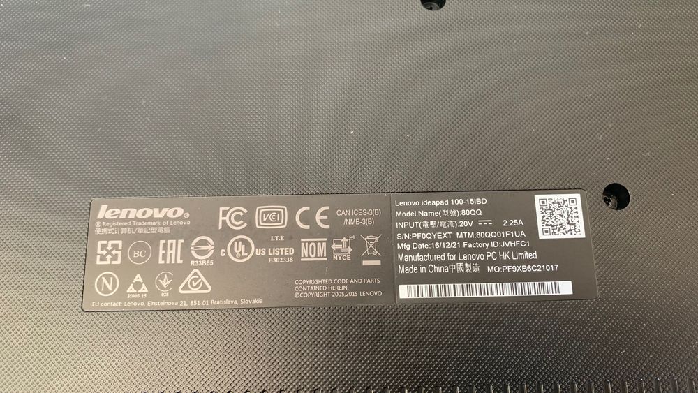 Ноутбук Lenovo IdeaPad 100-15IBD