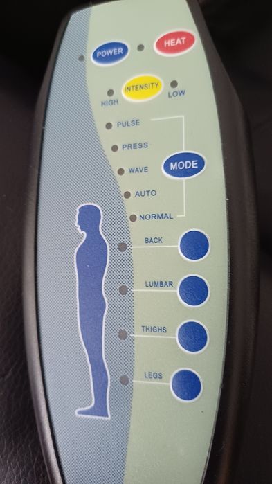 Poltrona em pele vibratória electrica