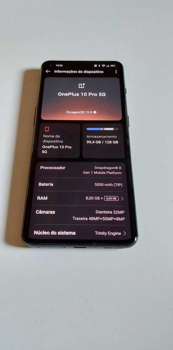 Oneplus 10 Pro - 128 GB + 8 GB + Extras (2 capas + protector ecrã)