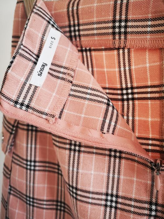 Spódnica w kratkę sinsay s