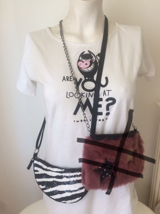 4 Bolsas de tiracolo. Algumas NOVAS. Preço unitário na descrição