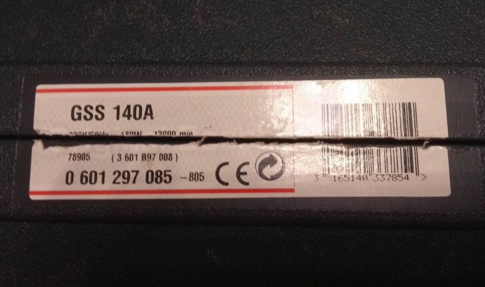 Шлифмашина вибрационная Bosch GSS 140 A Professional