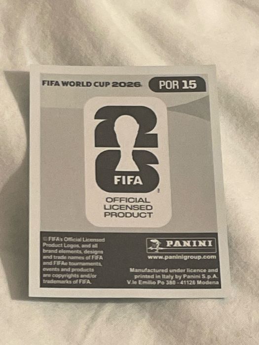 Cromo do Ronaldo Mundial 2026