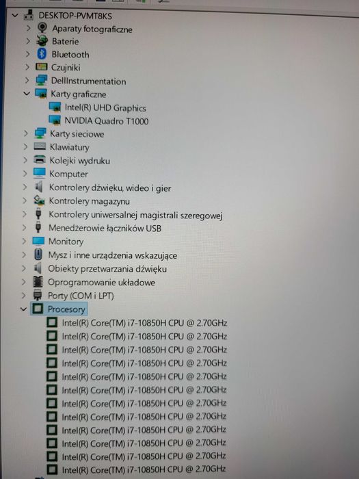 4K_DOTYK _15"6  Laptop Dell Precision 5550 i7/32GB/1TB/NVidia/NEW BAT.