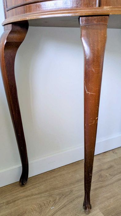 Consola Vintage Madeira, Tampo de Pedra – Clássica! - baixou!!