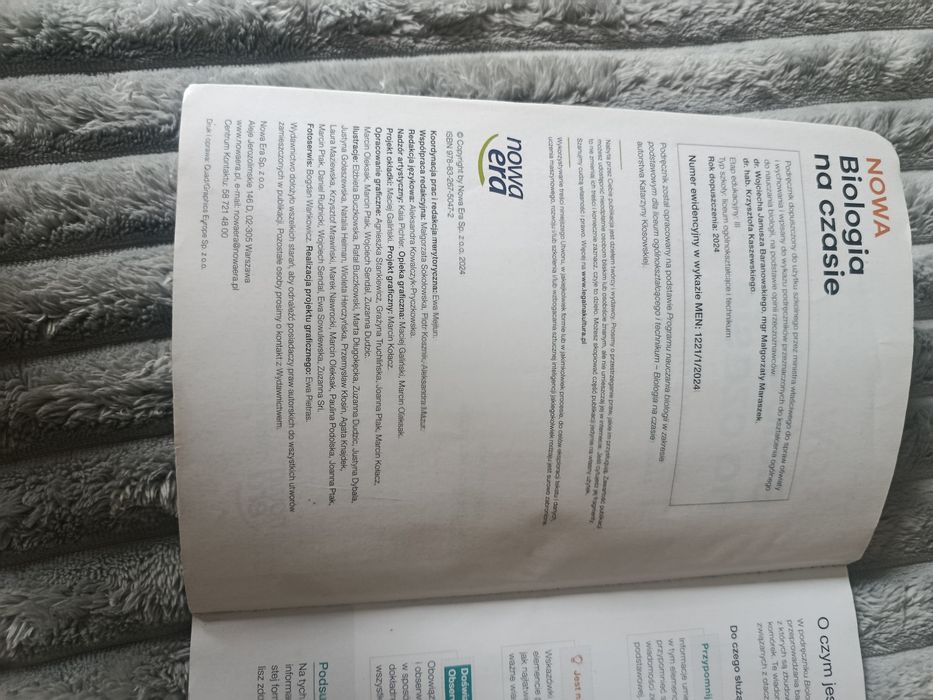 Sprzedam podręcznik do biologii