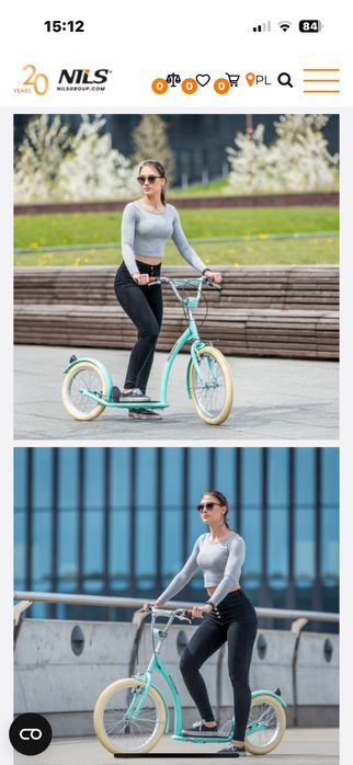 Hulajnoga pompowane koła