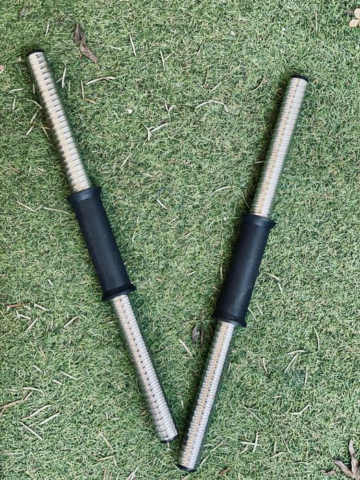 Sztanga + talerze bitumiczne