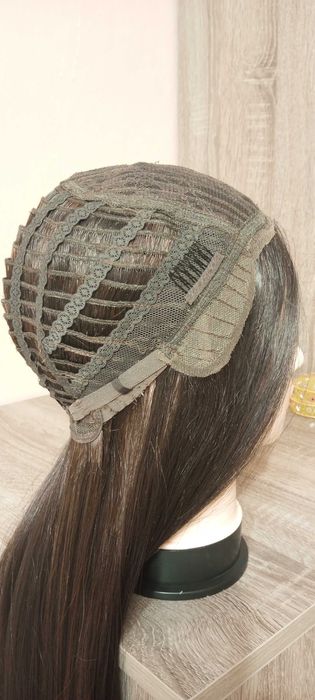 Перука з термоволокна на сітці