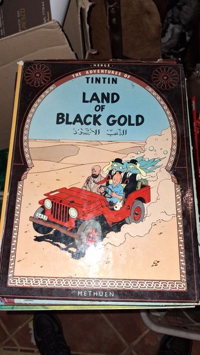 Tintin land of Black gold bd inglês