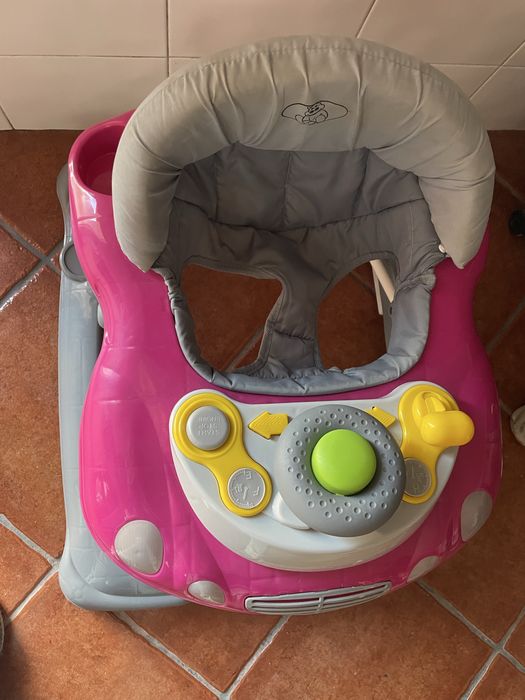 Andarilho como  novo com rodas vários niveis de altura