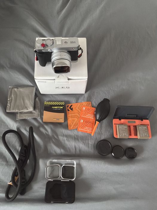 Kit Completo Fujifilm X-E5 + 23mm f/2 WR (Como Novo + Garantia 2028)