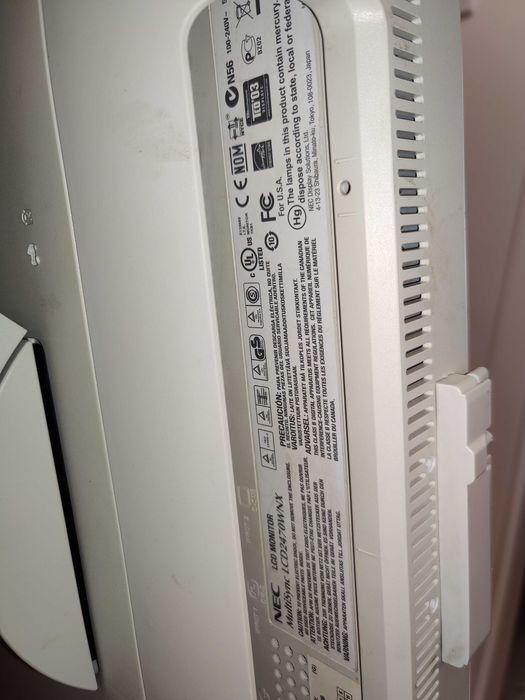 Monitor NEC MultiSync LCD2470WNX 24" 1920x1200