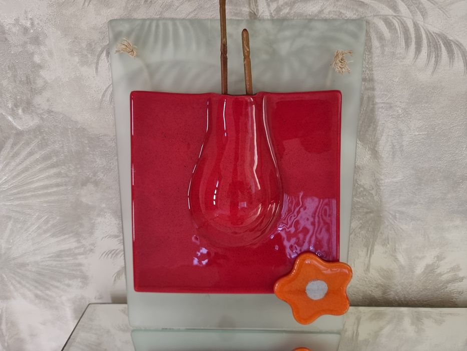 Jarra de Pendurar Artesanal em Vidro