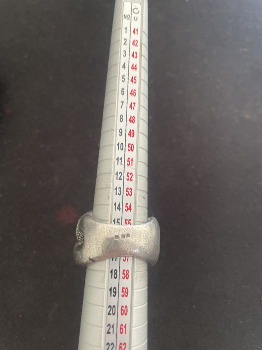 Anel prata e ouro de 9k