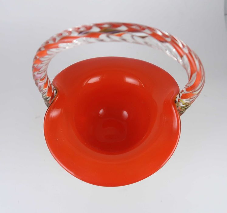 Cesta em vidro murano 22.5 cm