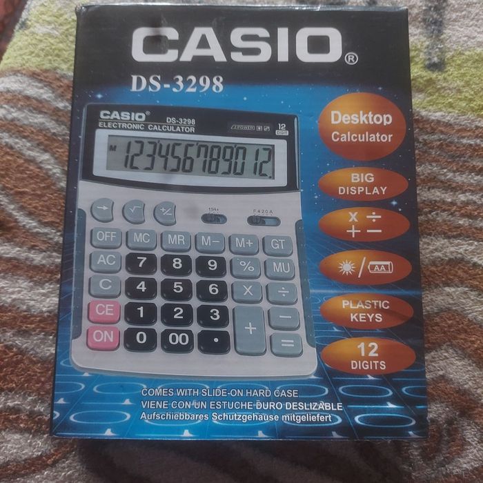 Калькулятор Casio  оригинал!  MADE IN JAPAN