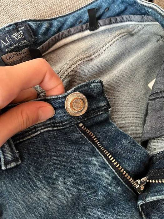 Jeansy skinny Armani Jeans