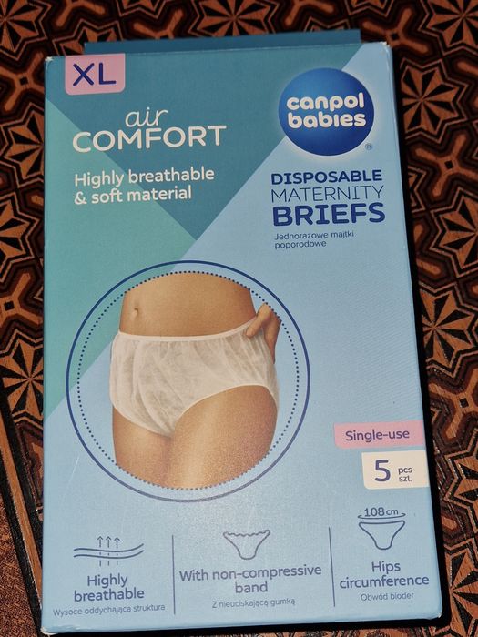 Післяпологові Труси однораз  з прокладками Canpol babies розмір L/XL