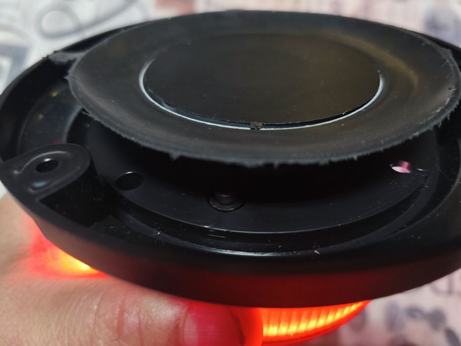 Luz rotativa strob vermelha