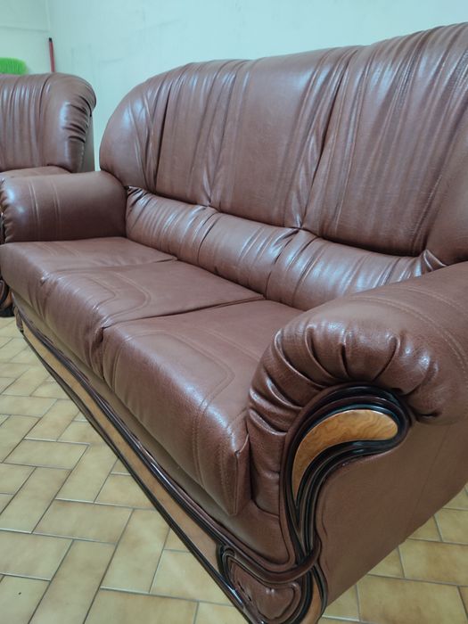 Sofá 3 lugares mais poltrona