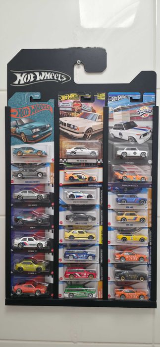 Tablica + zestaw hot wheels BMW