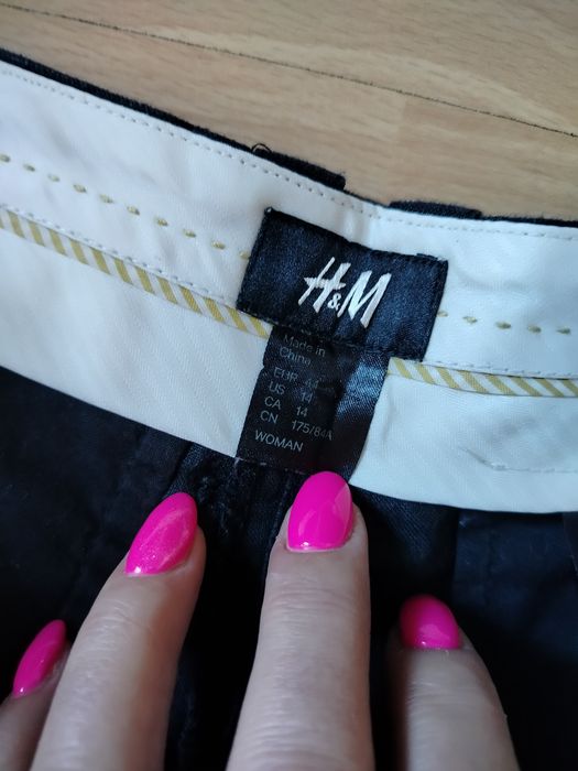Ładne Duże Spodenki H&M Len 44 stan idealny