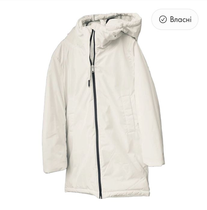 Зимовий білий плащ