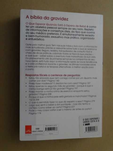 O Que Esperar Quando Está à Espera de Bebé de Heidi Murkoff - 1ª Ediç.