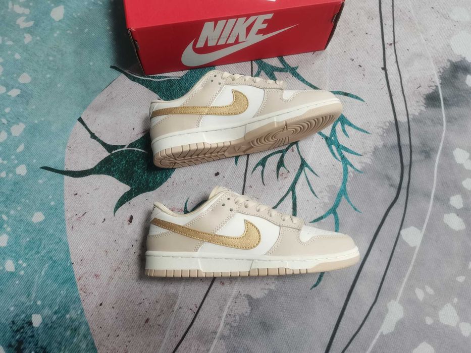 Nike Dunk Low Phantom Metallic Gold 40