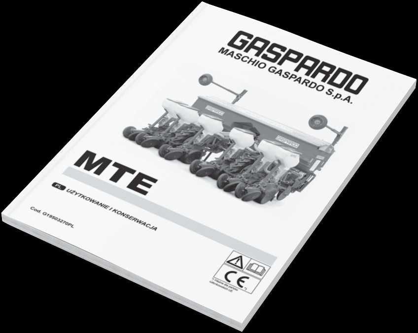 Gaspardo Maschio MTE instrukcja