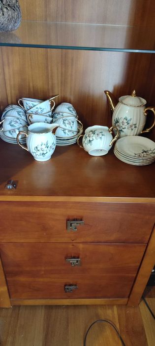 Serviço de chá, porcelana fina