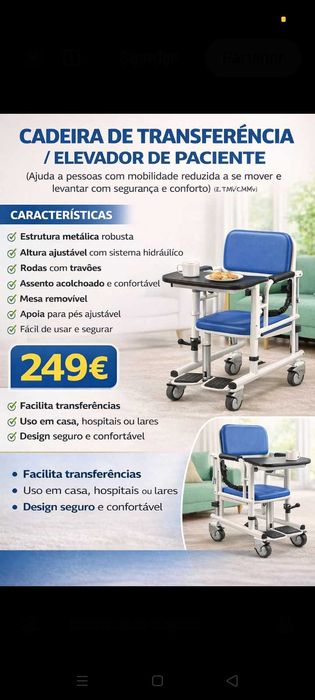 Cadeira Apoio Especial