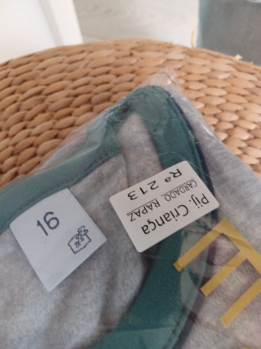 Pijama menino  Novo 12- 14 anos Algodão e cardado