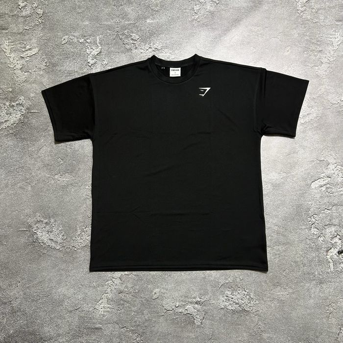 Gymshark футболка чорна S oversize ідеальний стан